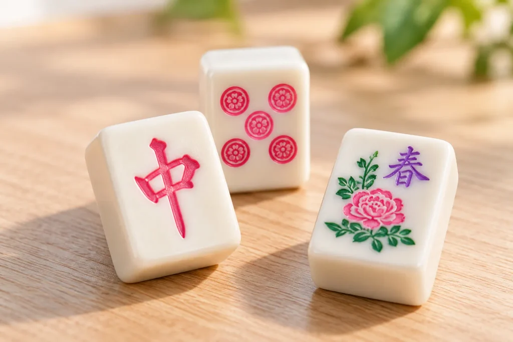 市川屋の麻雀牌_かわいい